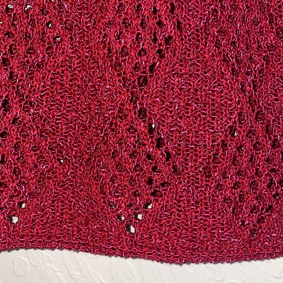 NWT Free People sweater tank pink cropped size Lg - Picture 2 of 12